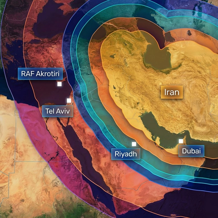 Dokle mogu doseći iranske rakete